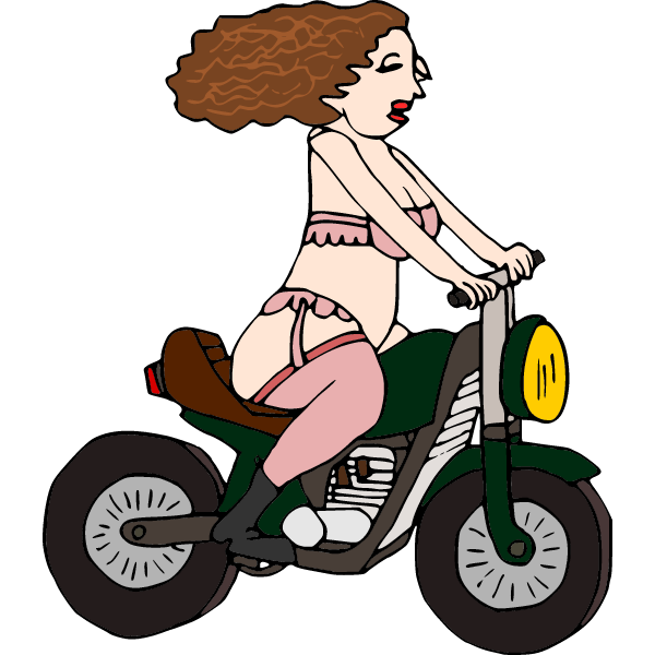 Lingerie biker